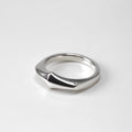 CROSSED EDGE RING NARROW